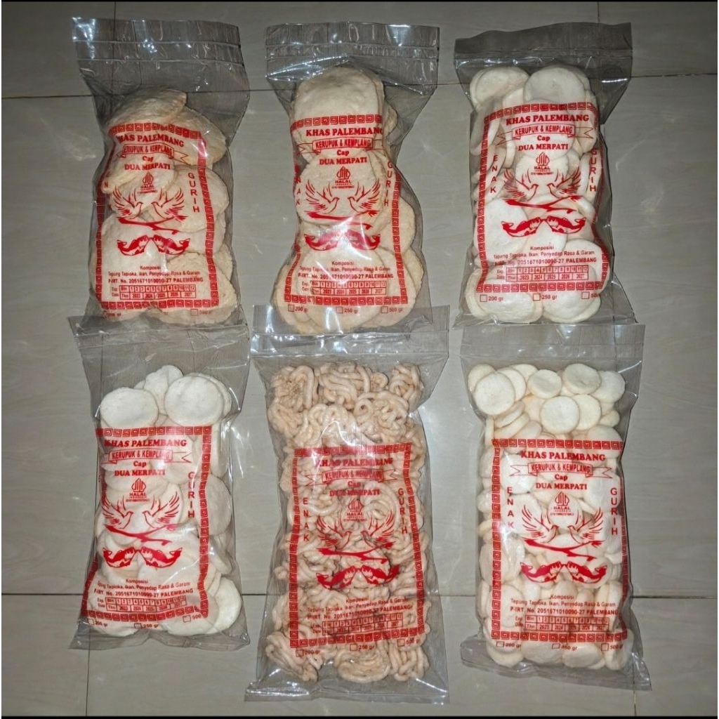 PAKET SUPER NGIKAN BELI 5 BKS FREE 1 BUNGKUS [2 PESER,2 KANCING,MINI,SANGGUL UDANG] KERUPUK KEMPLANG