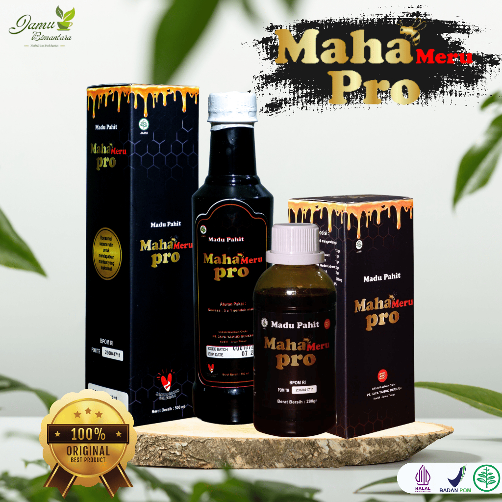 Mahameru Pro Madu Hitam Pahit Ekstrak Herbal