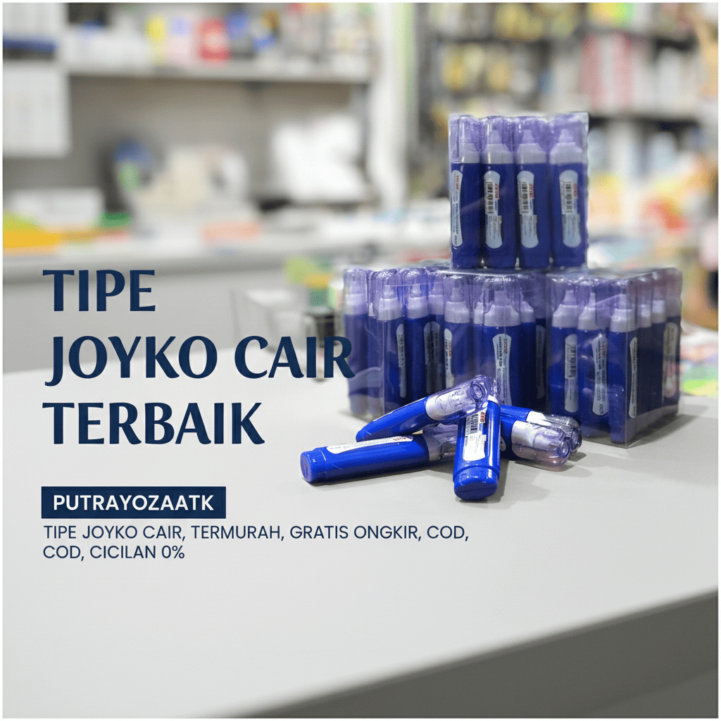 Correction Pen Tipex Joyko CF - S 209 Large Tip / TIPE X CAIR JOYKO BIRU ISI (12pcs)