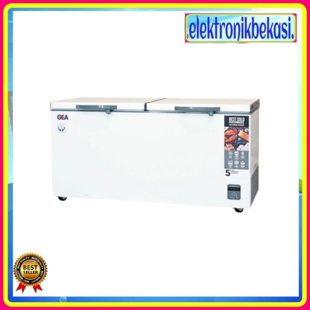 CHEST FREEZER GEA AB 600 R / BOX FREEZER GEA 600 LITER AB-600R / GEA AB600R FREEZER BOX 600 LITER