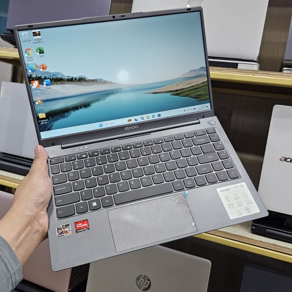 Laptop Axioo Hype 7 AMD RYZEN 7-5825U RAM 8GB SSD 512GB WINDOWS 11 SECOND TERBAIK