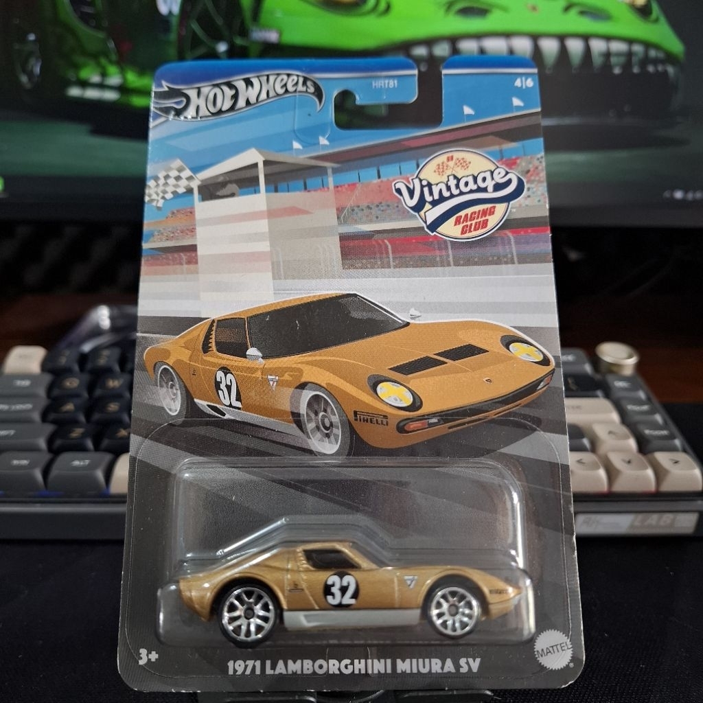 Hot Wheels Vintage Racing Club Lamborghini Miura SV - HotWheels Vintage Miura SV
