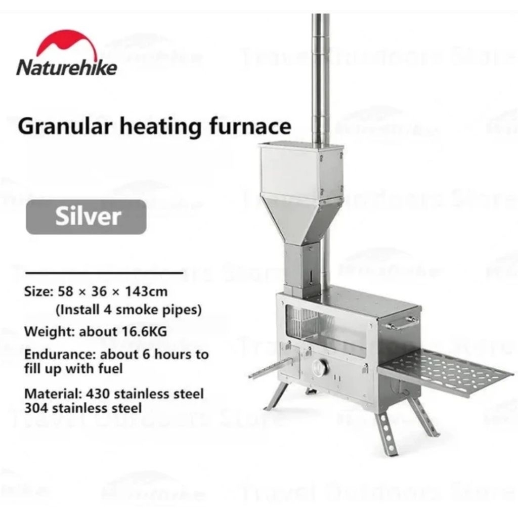 HEATING STOVE FIRE WOOD NATUREHIKE CNH22CJ034