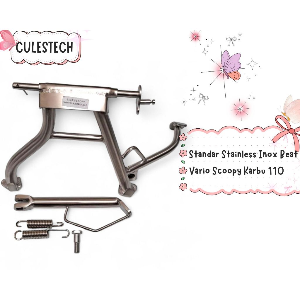 Standar Stainless Inox Beat Vario Scoopy Karbu 110 Quality Premium