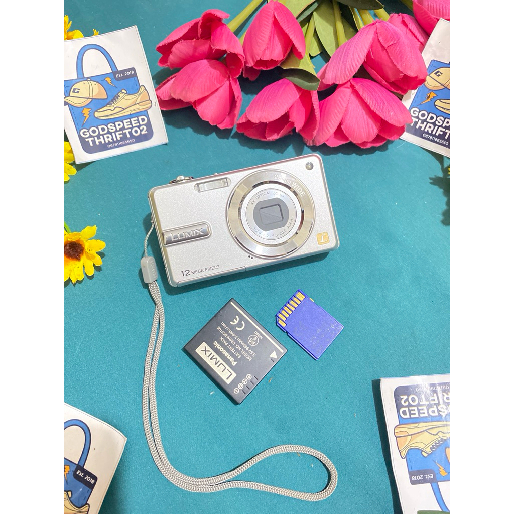 Camera Digital Panasonic Lumix DMC-F3 Silver series 12.1 MegaPixels 4x Optical Zoom
