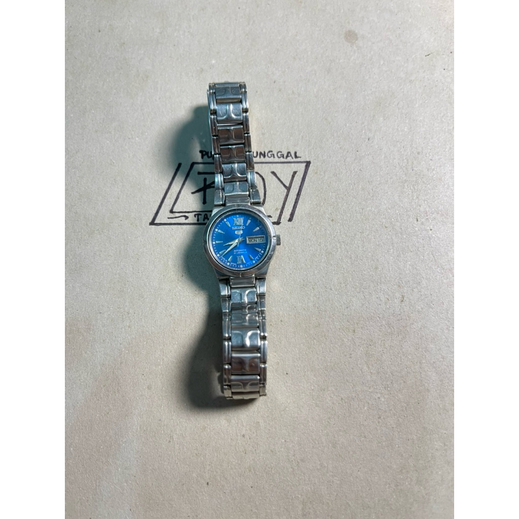 Jam tangan second wanita seiko automatic 21 jewels