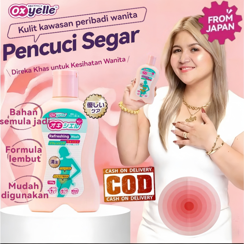*COD ORI*OXyelle Feminime Wash Feminine Perawatan KeputihanCairan Pembersih Area Intim Wanita Oxyell