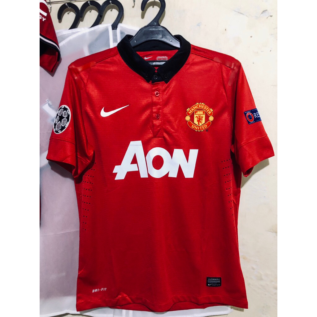 MANCHESTER UNITED 2013/14 Pi with UCL patch