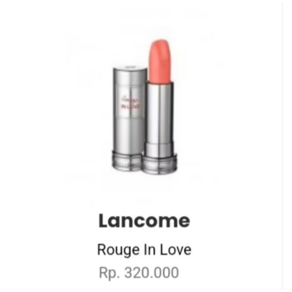 Lipstick Lancome Rouge In Love
