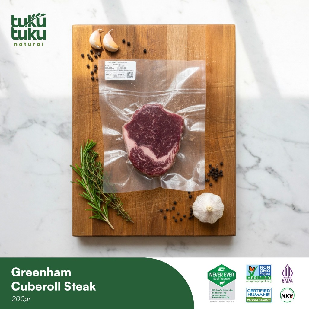 100 % Grass Fed Cuberoll/ Ribeye Steak (no antibiotics, no added hormone, and GMO free)