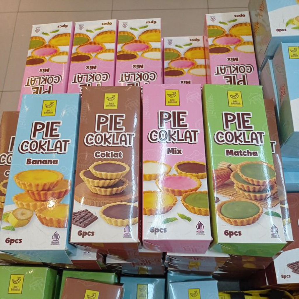 Pie Coklat Bali Banana isi 6 pcs