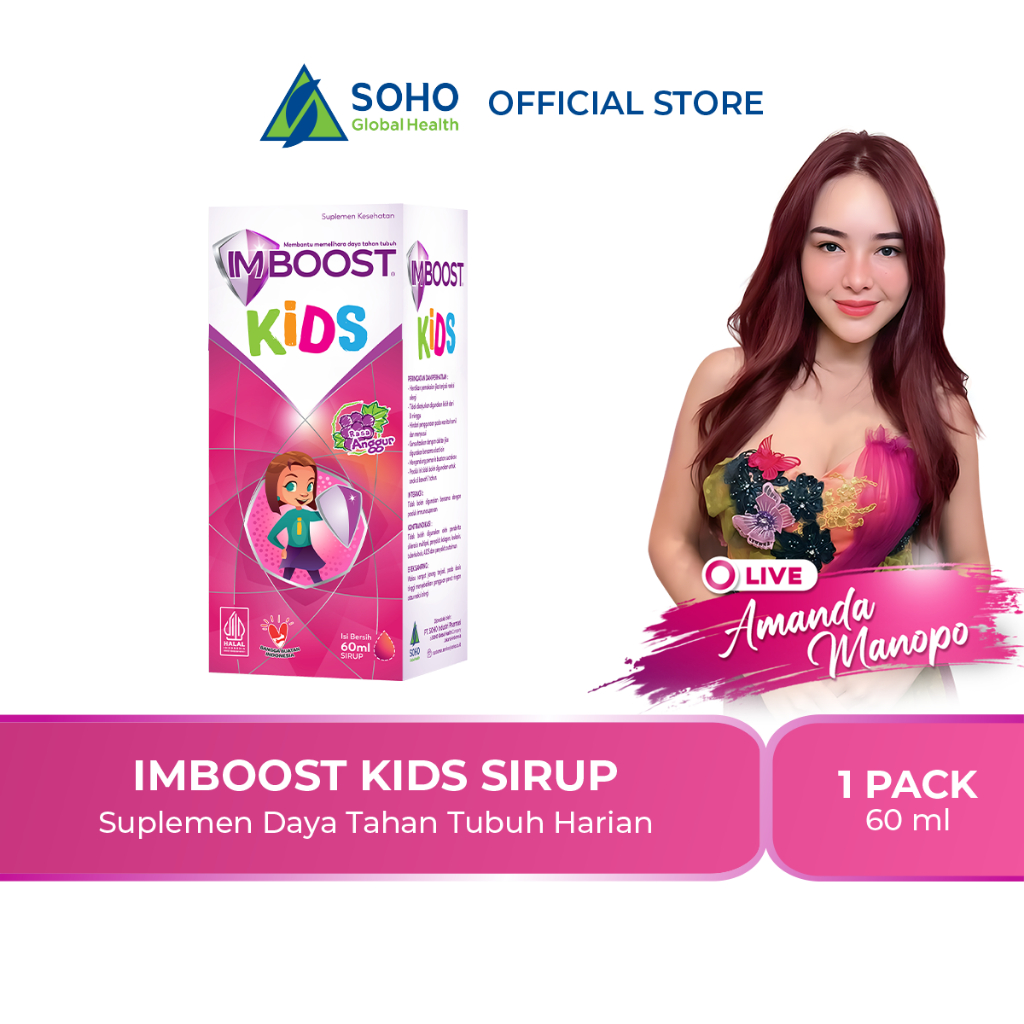 Imboost Kids Sirup Suplemen Daya Tahan Tubuh 60ml