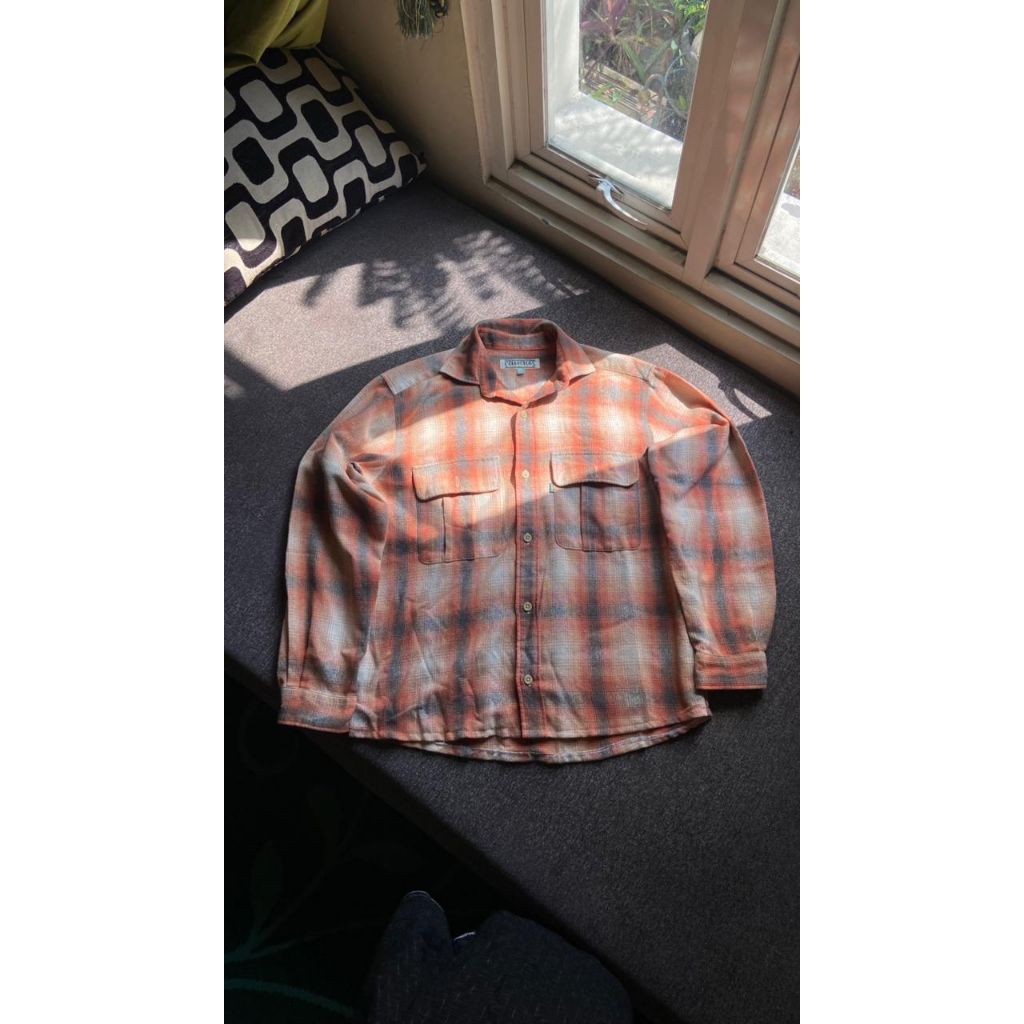 Flanel Veterano Vintage Collectors Plaid Orange