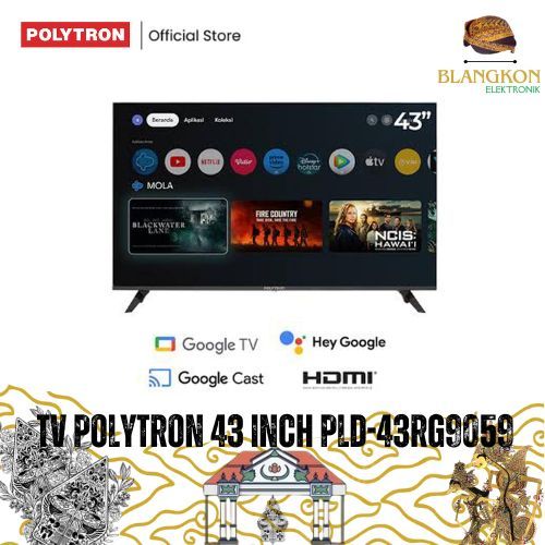 TV POLYTRON Smart Cinemax Soundbar LED TV 43 inch PLD 43BAG9953