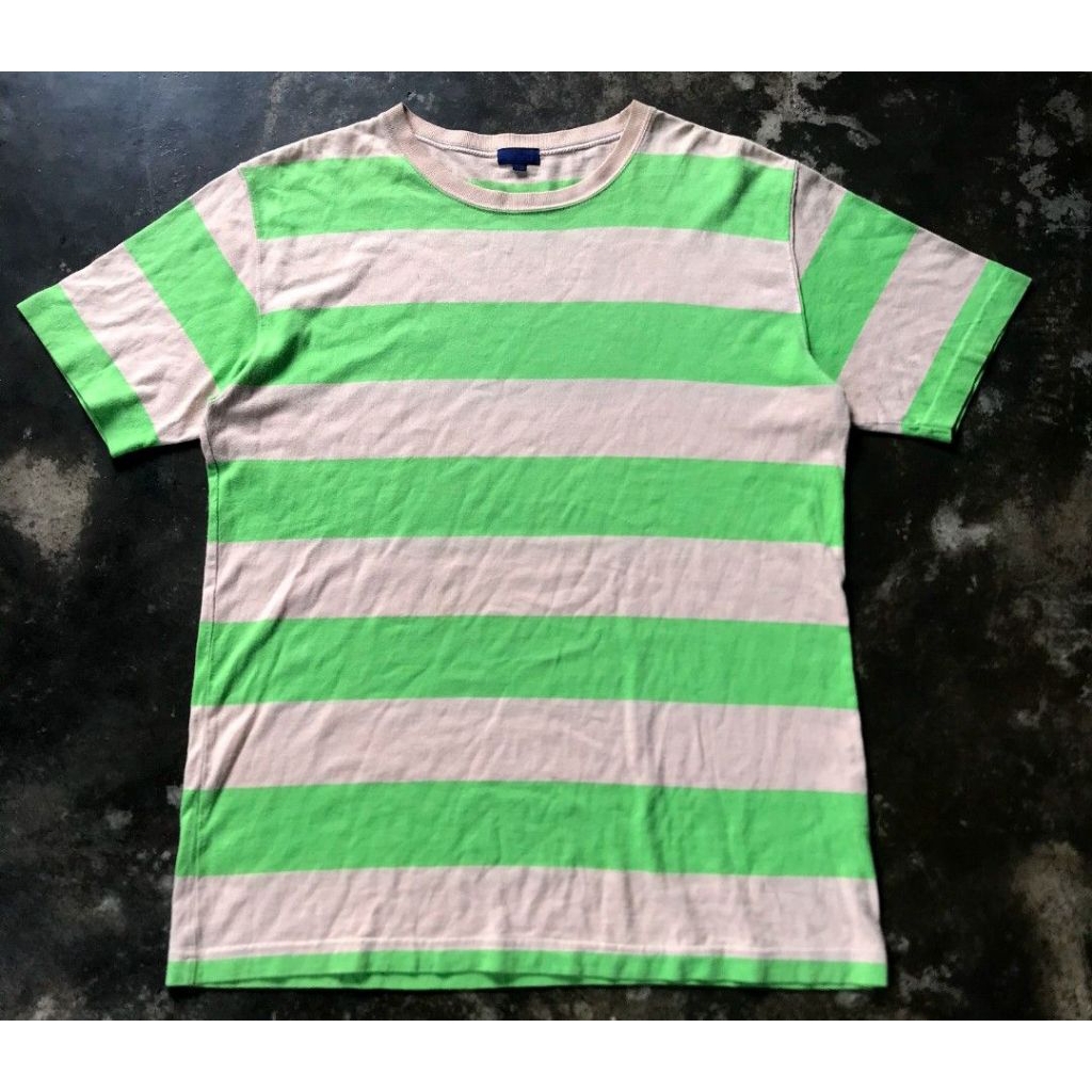 Y2K BEAMS PLUS JAPAN STRIPE BASIC TEE
