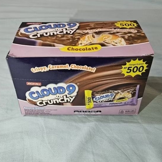 CLOUD 9 CRUNCHY CRISPY, CARAMEL, CHOCOLATE 11gr