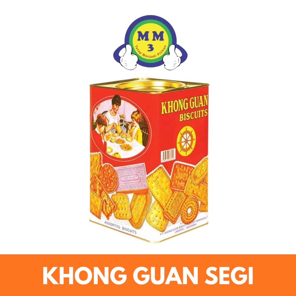 KHONG GUAN BISKUIT KALENG SEGI 1600gr
