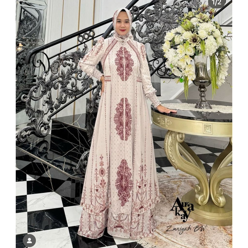 Gamis syari set Aurakay Syari set sracft