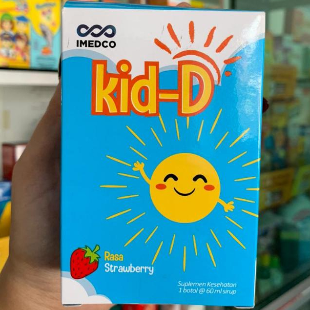 Kid D Syrup Vitamin D3 Untuk Anak 1 Tahun Keatas