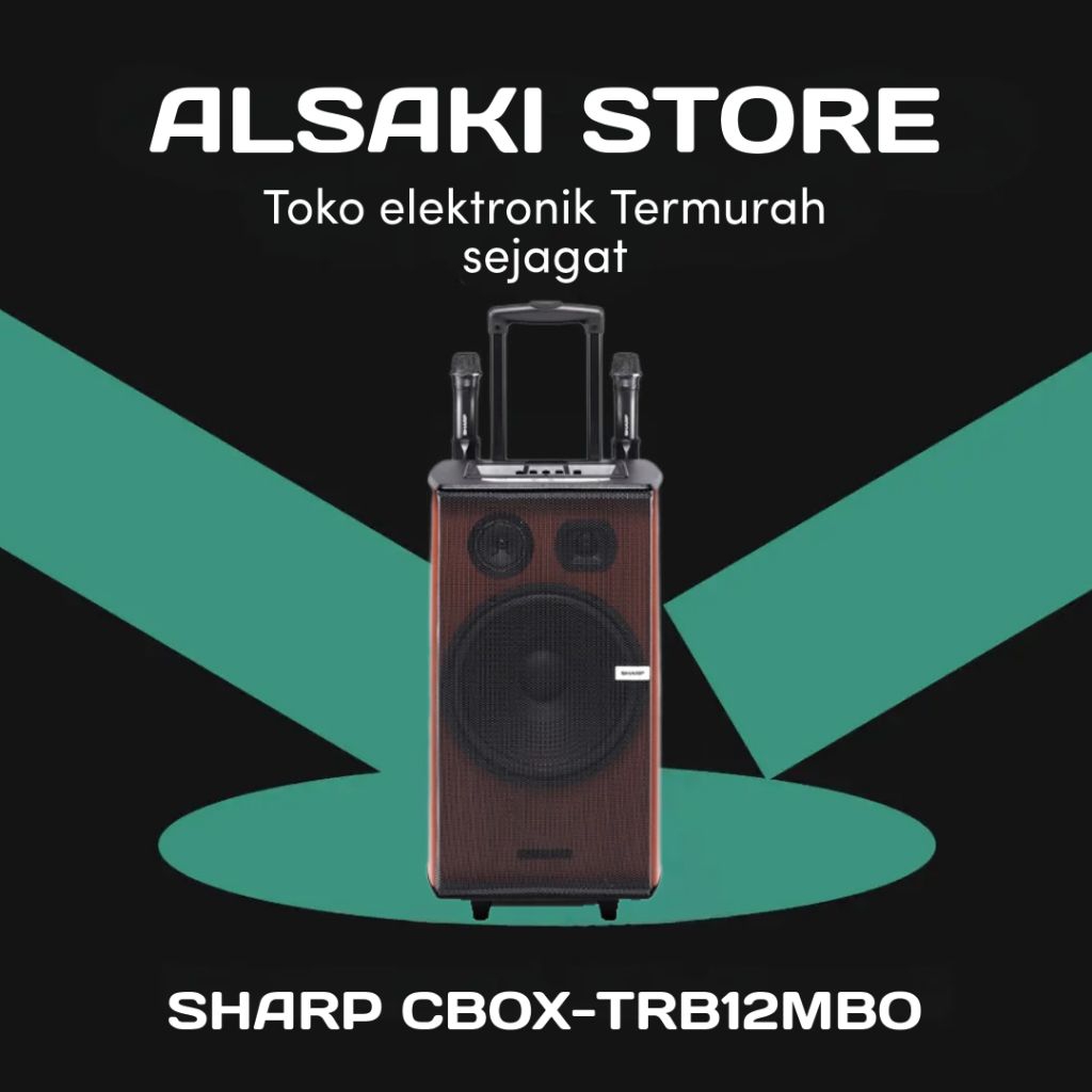 SHARP ACTIVE SPEAKER - CBOX-TRB12MBO