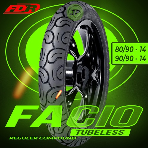 BAN LUAR FDR FACIO RING 14 TUBELESS REGULER COMPOUND