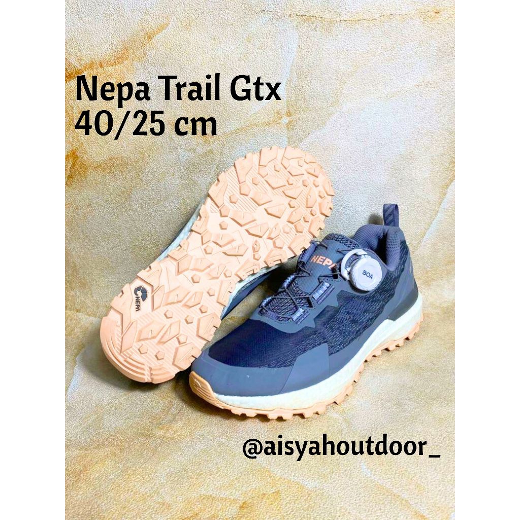 Nepa Trail Gtx Sepatu Outdoor Gunung Hiking Trailrun running