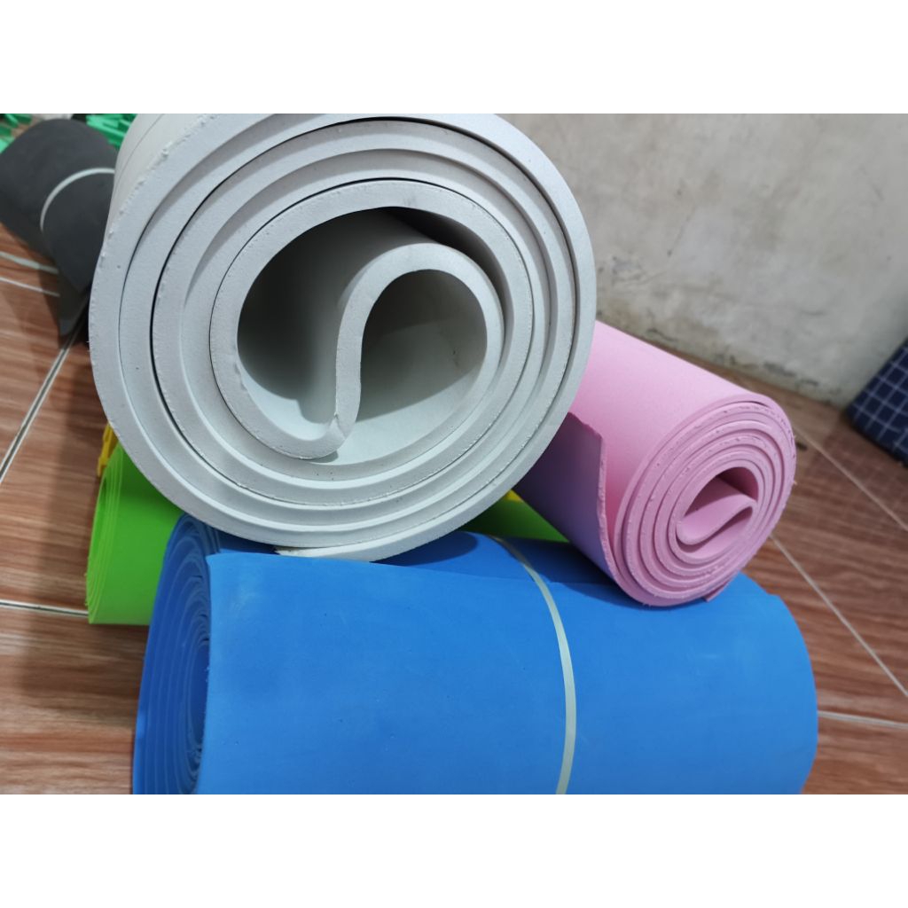 SPON EVA ATI LEMBARAN UKURAN 100 CM X 100 CM. KETEBALAN 10 MM.EVA ATI SPON LEMBARAN