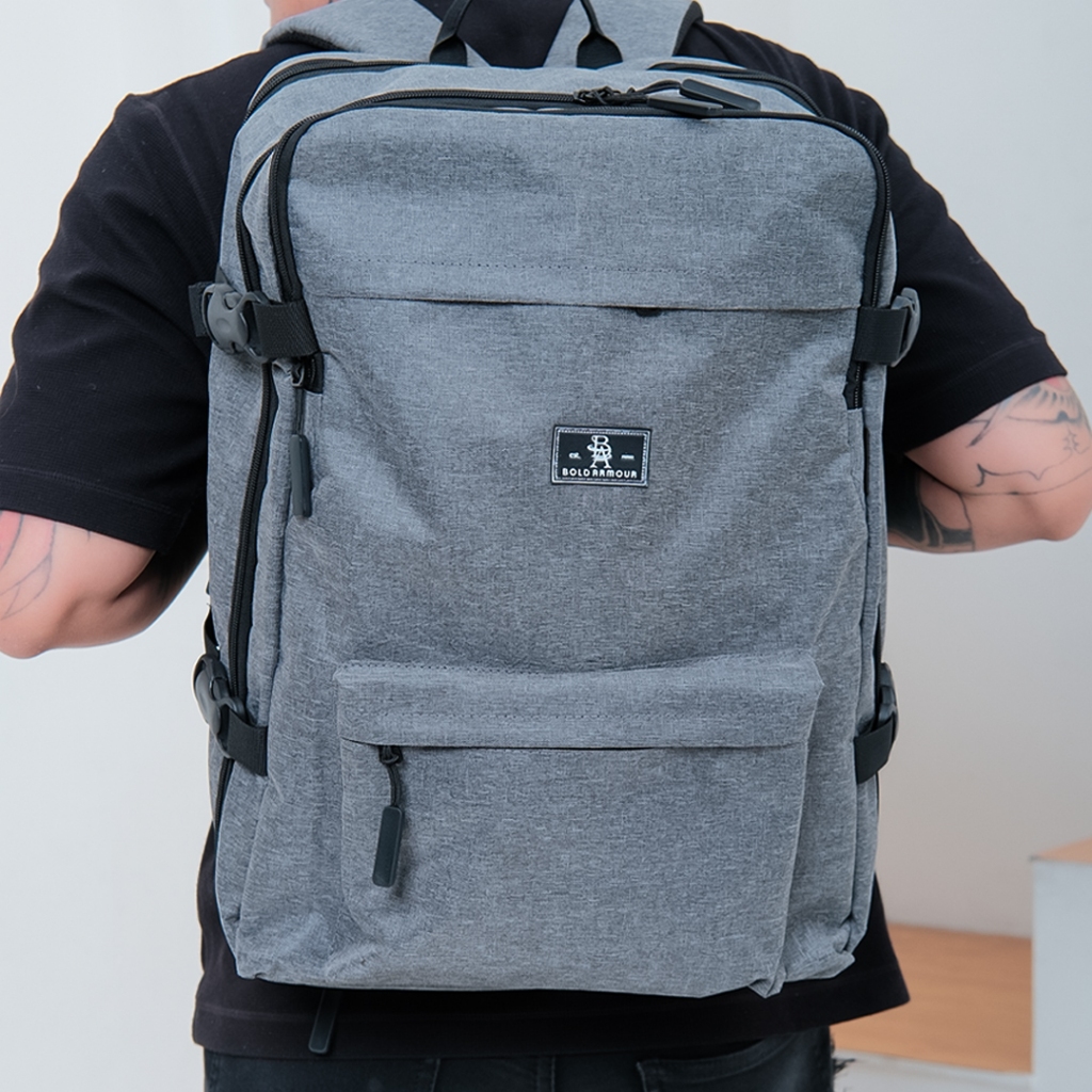 Tas Ransel Travel Bag Pria Dan Wanita BOLD ARMOUR (EXCELENT)