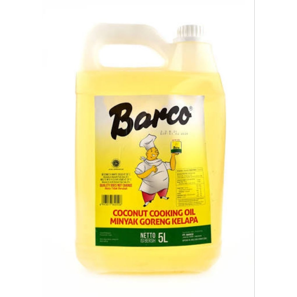minyak goreng kelapa Barco 5 liter