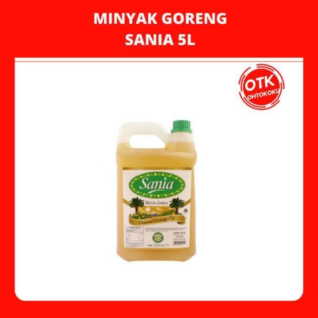 minyak goreng Sania kompan 5 liter
