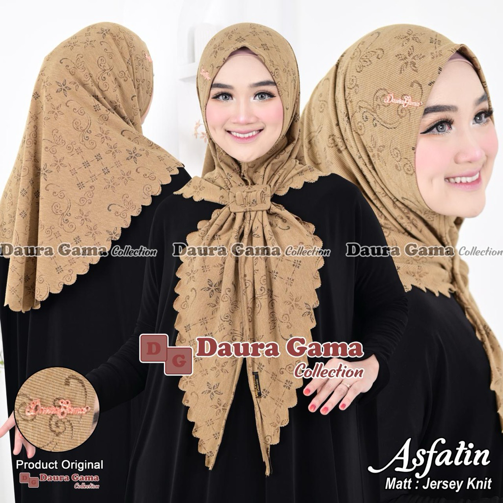 DAURAGAMA HIJAB INSTAN ASFATIN MALAY NON PED ORI DAURAGAMA