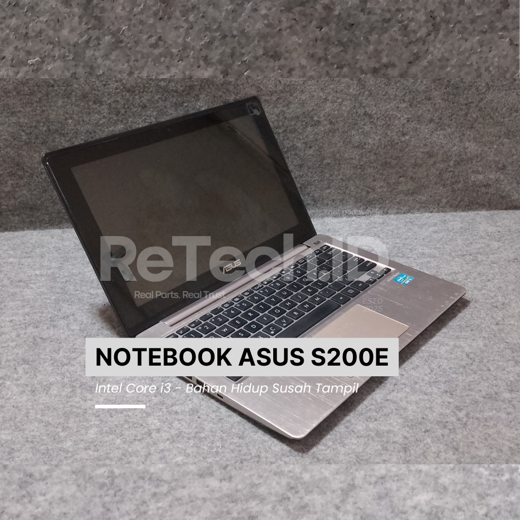 Notebook PC Asus S200E Intel Core i3 - Bahan