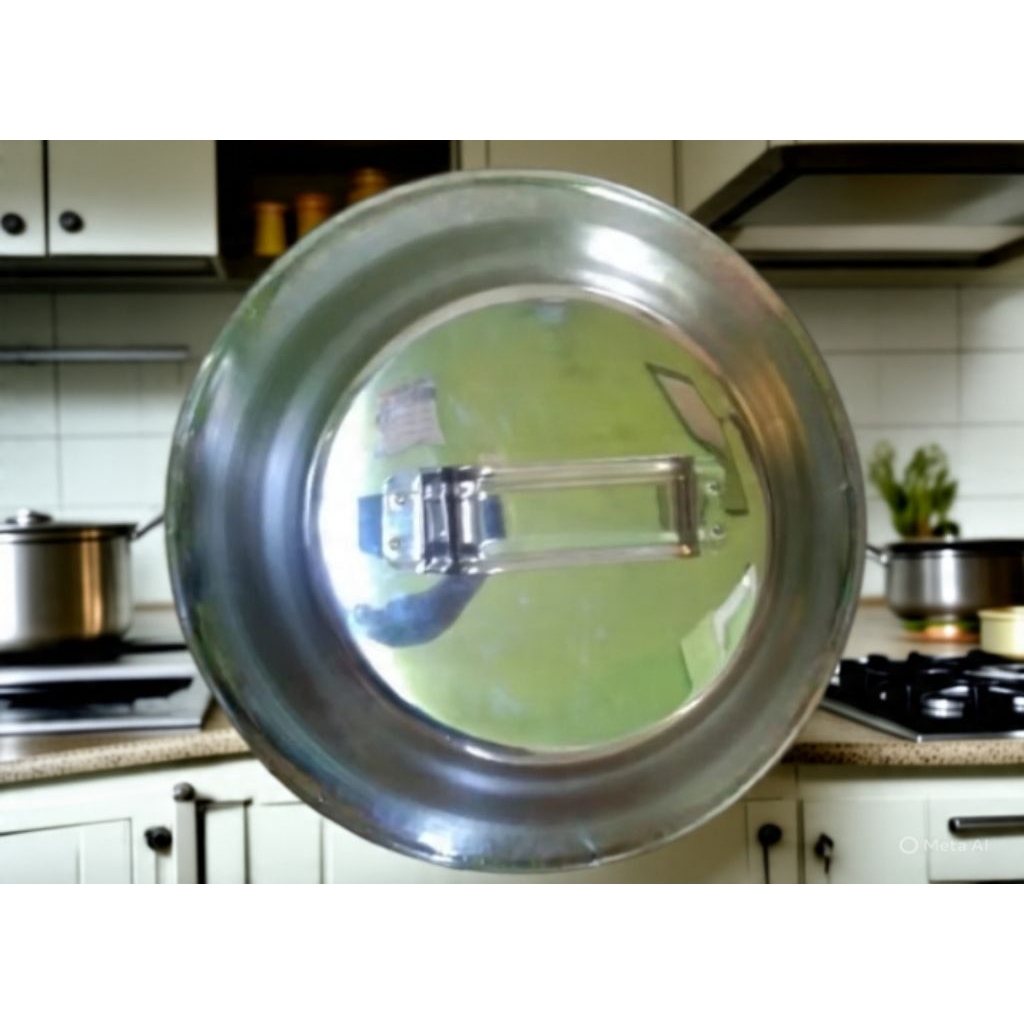 Tutup Dandang Alumunium Stenlis, Panci ,Steamer stock pot bakso bubur cilok cuangky