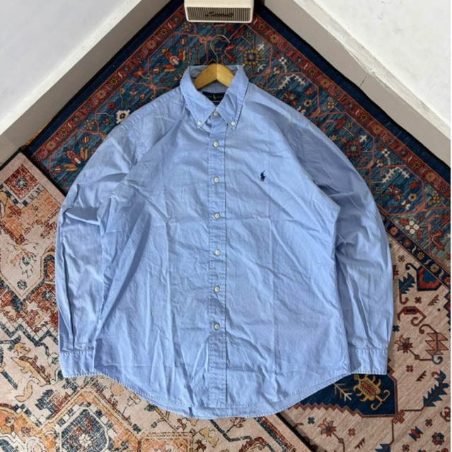 Kemeja Panjang RalphLauren Blue Second