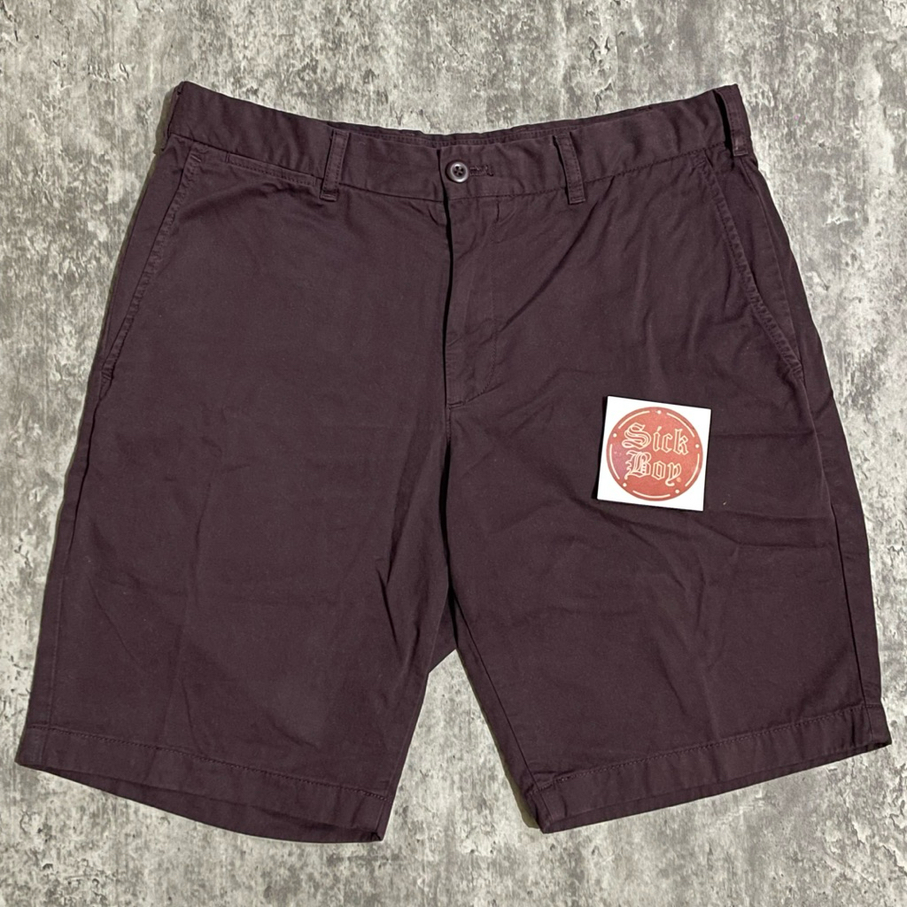 Celana Pendek / Short Pants Uniqlo Burgundy