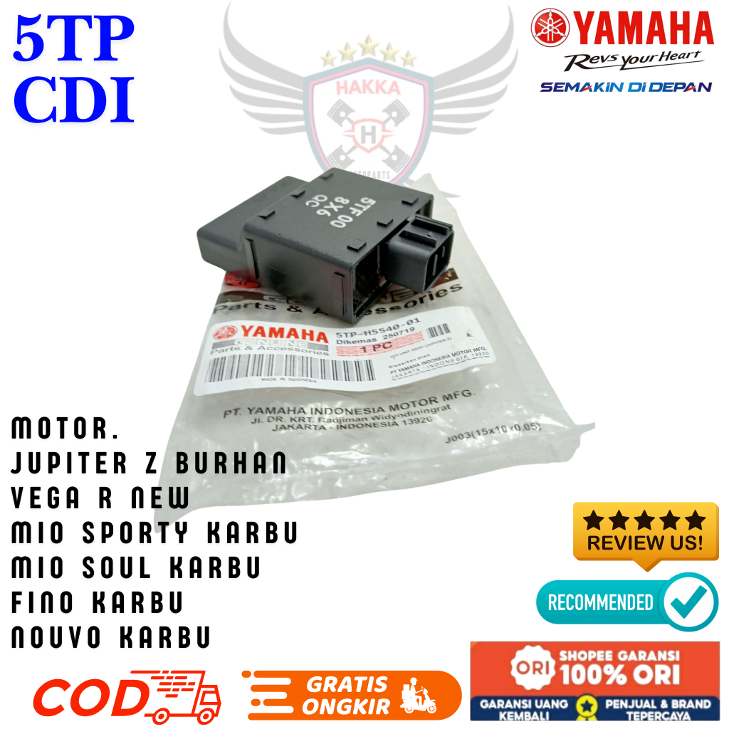 5TP CDI ASLI YAMAHA JUPITER Z BURHAN,CDI ASLI YAMAHA VEGA R NEW,CDI ASLI YAMAHA MIO SOUL KARBU,CDI A