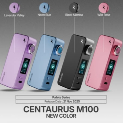 Centaurus M100 Mod Pallete Edition New Colour  Black Mamba Wild Rose Lavender Valley Neon Blue Authe