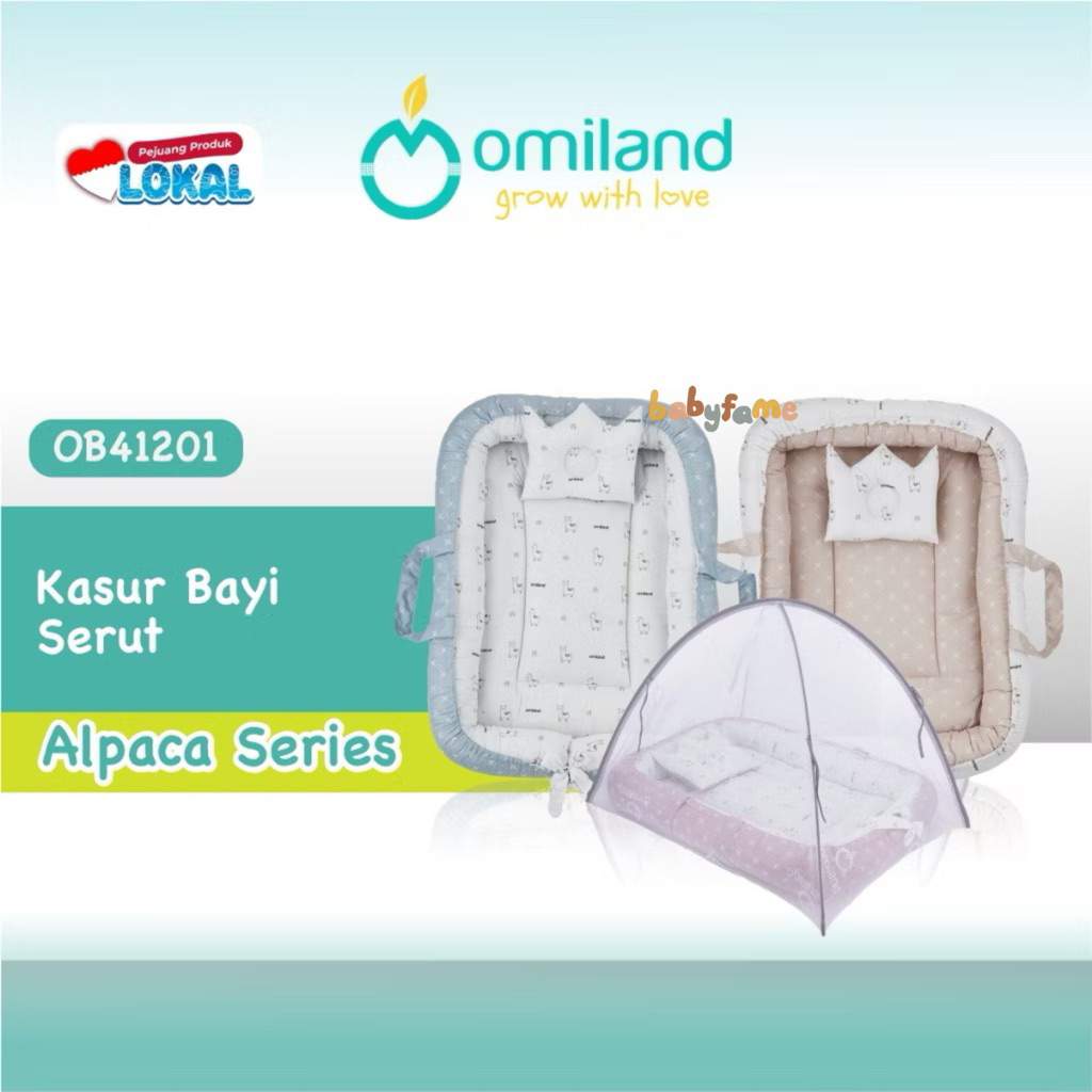 OMILAND KASUR SERUT BAYI ALPACA SERIES | KASUR BAYI | SNI