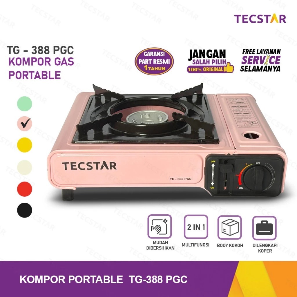 KOMPOR PORTABLE TECSTAR TGC-388 PGC KOMPOR PORTABLE AESTETIC