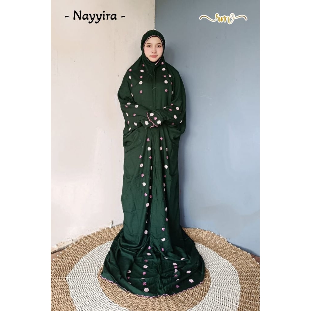 Mukena Rayon Kahatex Nayyira Bordir Tempel