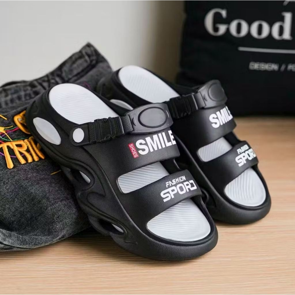 Sandal Slip On Sandal Gunung Sandal Karet Tebal Empuk Sandal Anti Licin