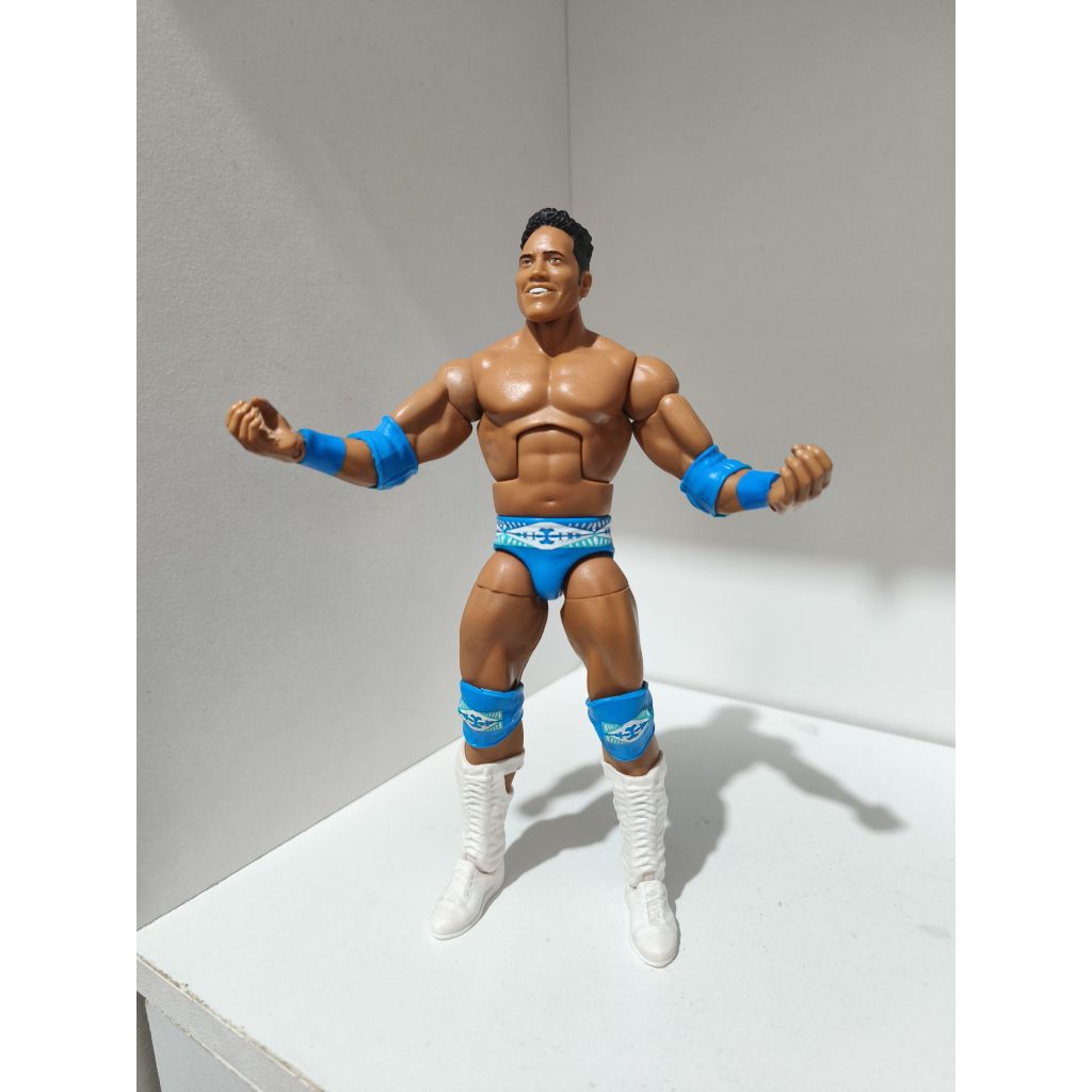 Young The Rock Figure Original Mattel WWE Elite Smackdown SUPER RARE