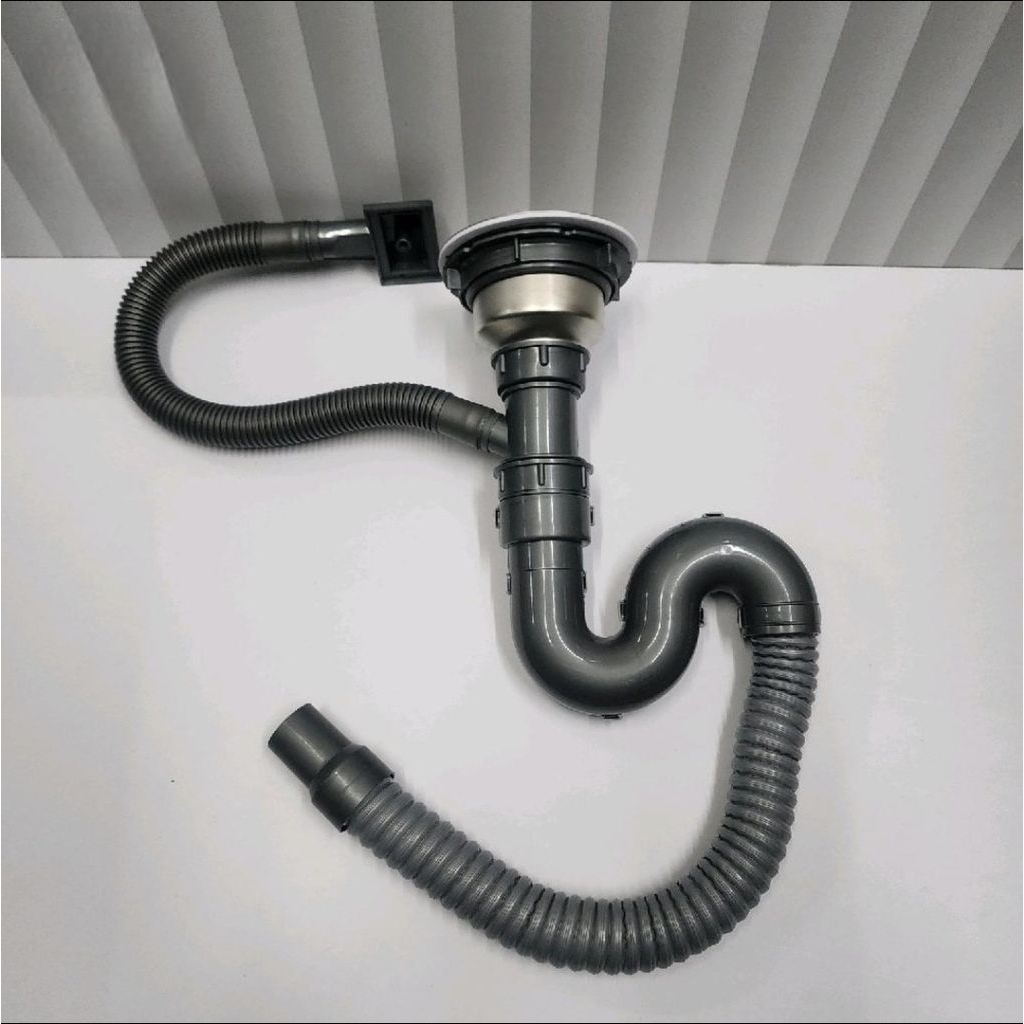 Selang Pembuangan Kitchen Sink Overflow / Selang Kitchen Sink 1 Lubang + Overflow