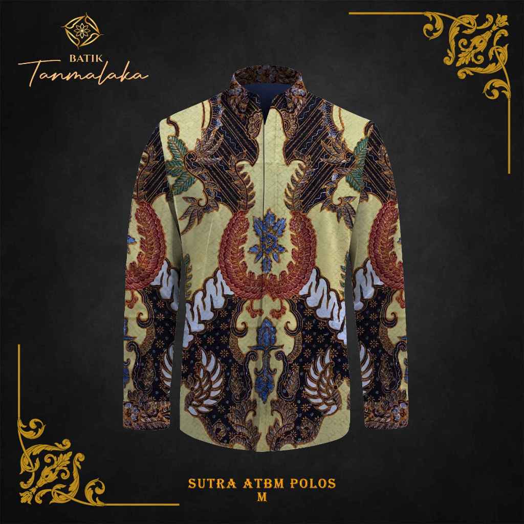 kain batik tulis sutra polos atbm baron premium XA9