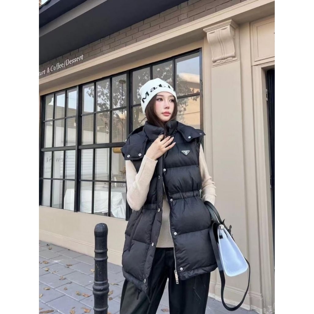 Coat jacket puffer Black