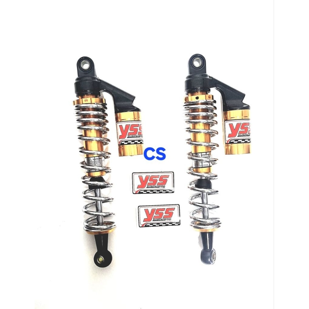 SHOCK BELAKANG COPY YSS  TABUNG CHROME/TABUNG PUTIH UKURAN 280MM BUAT MOTOR JUPITER Z / JUPITER Z1  