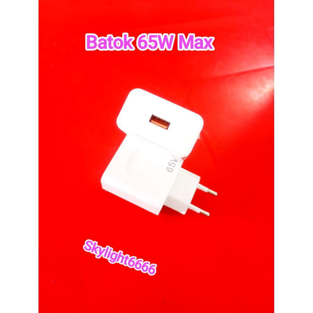 Batok Charger 65W Max Returan/Rusak