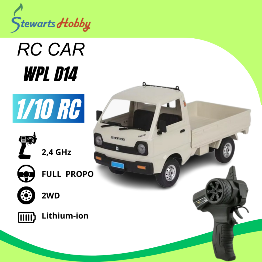 WPL D14 RC Suzuki Carry Pickup 2.4ghz 4WD 1/10 RTR