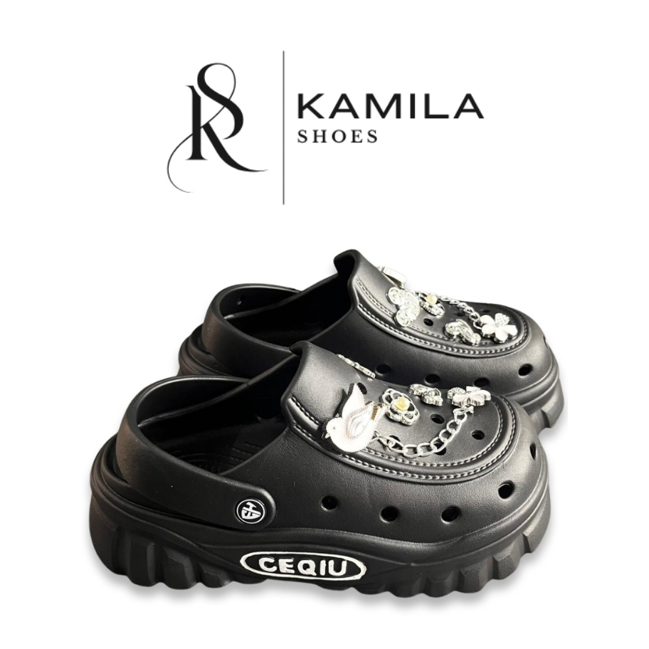 Sendal Baim Wanita Dewasa Jibbitz Rantai - CEQIU