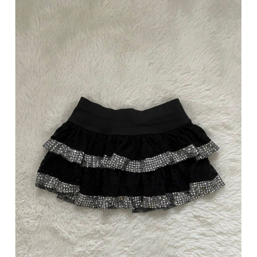 ruffle mini skirt gothic grunge y2k petite mori kei jirai kei coquette fatal frame axes femme street